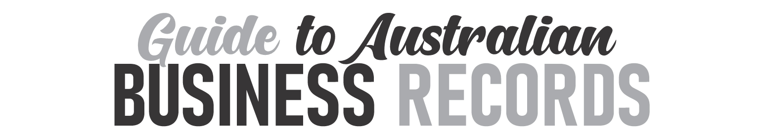 Guide to Australian Business Records Logo